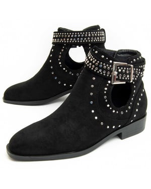 Montevita Enkelboots Bottivita9 in Zwart