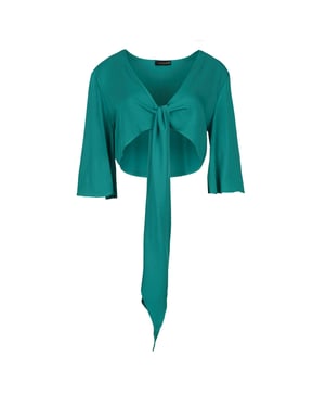 Groene Bolero Top