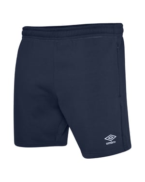 Umbro Heren Club Vrijetijdsshort (Marineblauw/Wit)