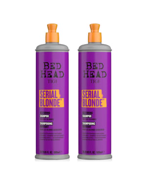Tigi Serial Blonde Shampoo For Damaged Blonde Hair 600ml 2pk