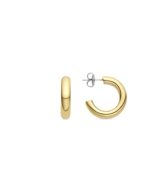 Luxenter Shiwa oorbellen afgewerkt met 18K geelgoud plating