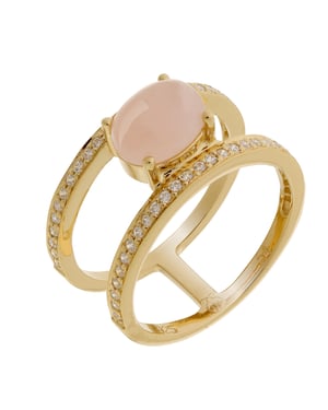 Orphelia Dames 925 Sterling Zilveren Ring - Goud ZR-7122/G