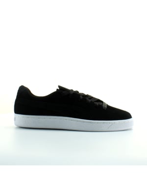 Puma Suede Crush Svart Läder Dam Snörning Träningsskor 369251 03