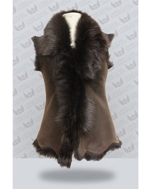 Toscana Sheepskin Short Gilet-Denver för kvinnor