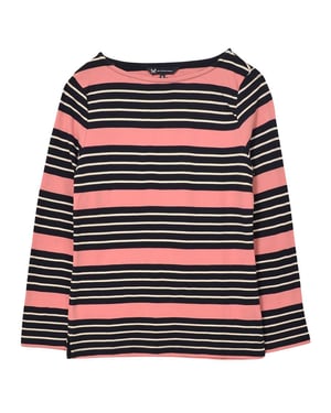Long Sleeve Striped Cotton Top