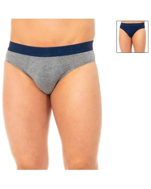 Pack-2 Slips breathable fabric and anatomical front D068M man