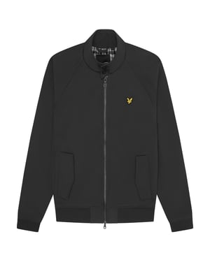 Lyle & Scott merkembleem Gunmetal grijs softshell jack