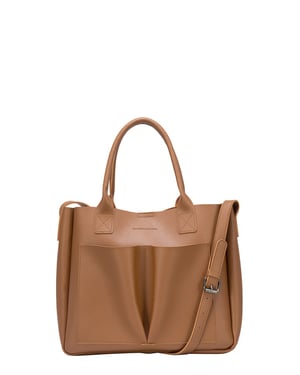 Megan XL Front Pocket Tote Bag