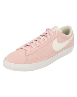 Nike Blazer Low Suede Mens Pink Trainers
