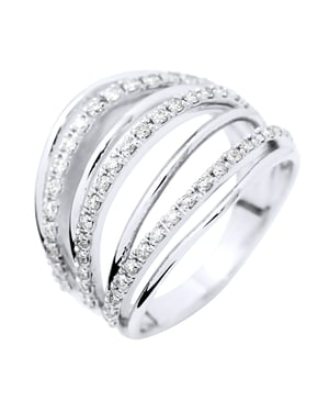 DIADEMA - Ring - Prestige Jewelery - Diamonds - White Gold