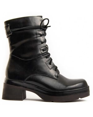 Montevita Heel Ankle Boot Rammba In Black