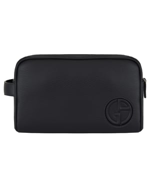 Giorgio Armani Beauty Toiletry Womens Navy Bag