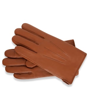 Barneys Originals Tan Classic Leather Glove
