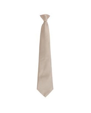 Premier Herenmode "Kleuren" Work Clip On Tie (Khaki)
