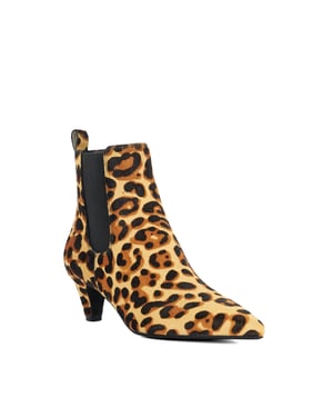 Dune Ladies Obvious - Suede Mid Heel Chelsea Ankle Boots