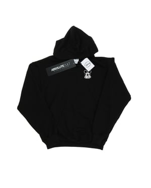 Disney Jongens Mickey Mouse Dont Speak Breast Print Hoodie (Zwart)