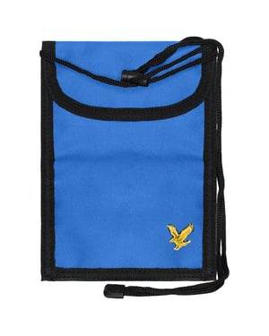 Lyle & Scott Adjustable Mens Blue Pouch Shoulder Bag