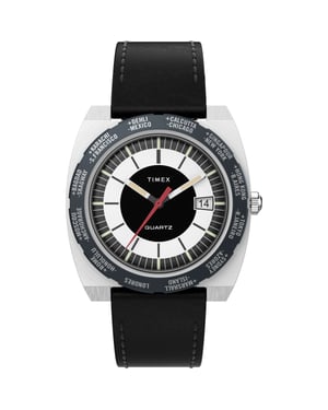 Timex World Time Reissue Men's Black Watch TW2V69500