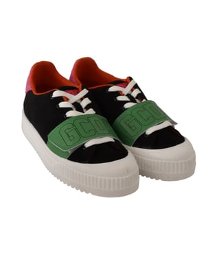 GCDS Multicolor Suede Low Top Lace Up Damesschoenen