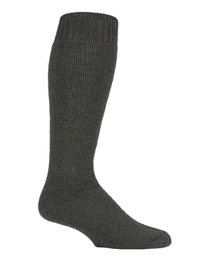 COUNTRY PURSUIT - Mens Green Long Wellington Boot Socks 6-11 UK