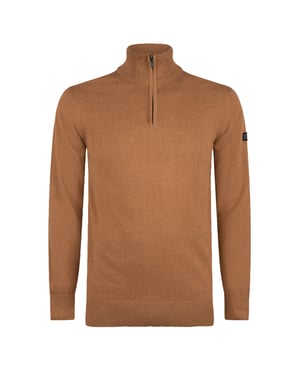 PRESLY & SUN Lewis zip knitted pullover