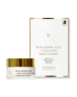 Hyaluronsyra & Kollagen Mask - 3 blad + Hyaluronsyra + Kollagen Pro Age Eye Cream 30ml