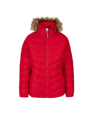 Trespass - Dames Nadina Waterbestendige Gewatteerde Jas (Rood)
