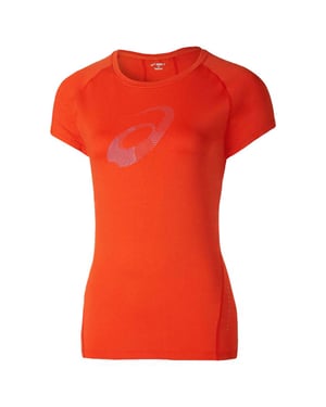Asics Motion Dry Dames Oranje Top