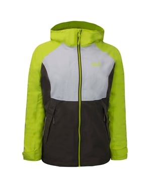 Jack Wolfskin Mount Isa 3in1 Dames Grijs/Groen Jacket