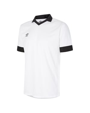 Umbro Tempest-kindertrui met korte mouwen (Wit/zwart)