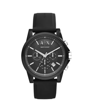 Armani Exchange Outerbanks herenhorloge Zwart AX1326