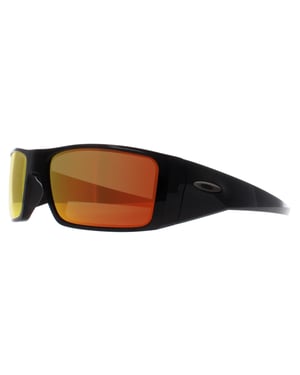 Oakley Wrap Unisex Gepolijst Zwart Prizm Ruby Heliostat
