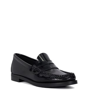 Dune Ginni Leren Zwarte Damesschoenen