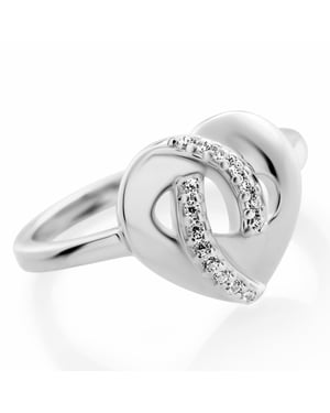 Orphelia 'Amore' Dames 925 Sterling Zilveren Ring - Zilver ZR-7577