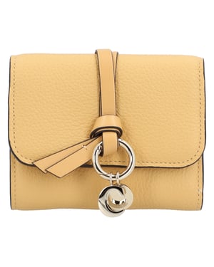 Chloé Tri-Fold Plånbok Alfabet Gul