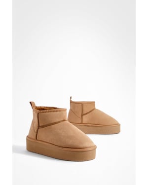 Platform Cosy Ankle Boots