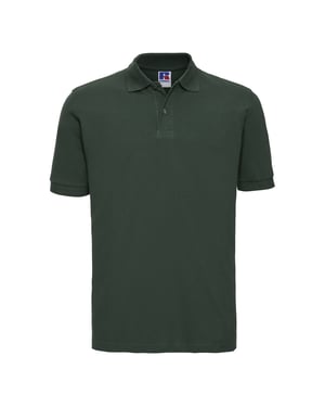 Russell Mens Classic Cotton Pique Polo Shirt (Bottle Green)