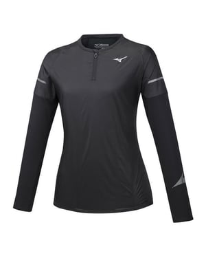 Mizuno Hineri Hybrid Dam Svart Topp