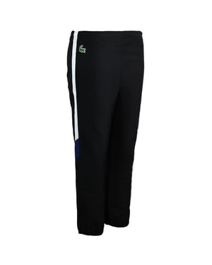 Lacoste Polyester Activewear Kids Black Track Pants