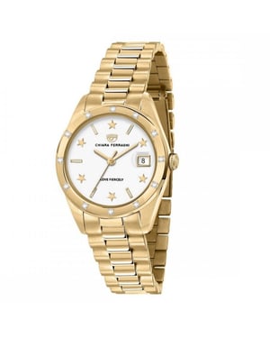 Chiara Ferragni Ladies Watch Quartz gold