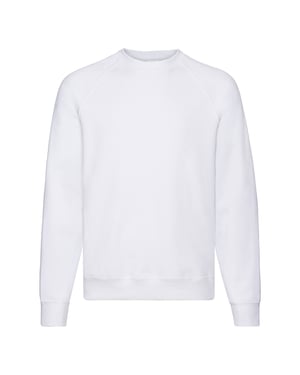 Fruit of the Loom Heren Klassiek Sweatshirt (Wit)