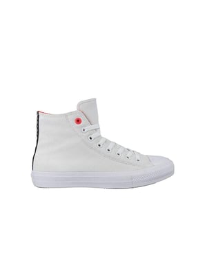 Converse Chuck Taylor All Star II Hi Shield Heren Witte Plimsolls