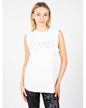 Silvian Heach T-Shirt Dam Vit