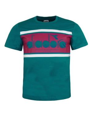 Diadora Logo Heren Diep Meer T-Shirt