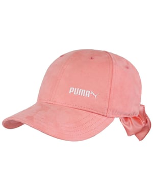 Puma Plain Bow Womens Pink Cap