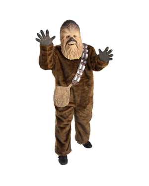 Star Wars Childrens/Kids Super Deluxe Chewbacca Costume (Brown)