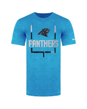 Nike NFL Carolina Panthers Legend Goal Post blå t-shirt för herrar