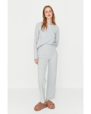 Trendyol Damernas T-shirt Nattkläder Set