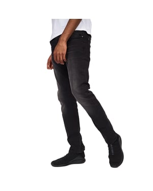 Crosshatch Heren Svelte Stretch Jeans (Zwart wassen)