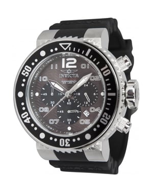 Invicta Pro Diver 26732 Heren Horloge - Quartz Uurwerk - Roestvrij Staal met zwarte Wijzerplaat - 52mm